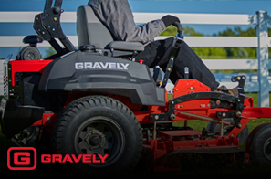 We work hard to provide you with an array of products. That's why we offer Gravely for your convenience.